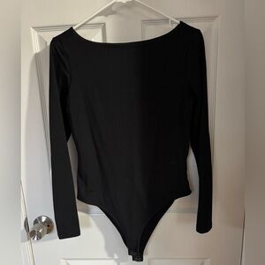 Banana Republic Boatneck Women’s Black Bodysuit Small